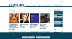 Desktop Screenshot of paladinostore.com